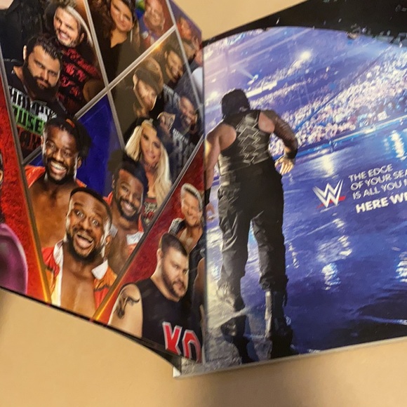 WWE Accents Wwe Official Program Book Poshmark